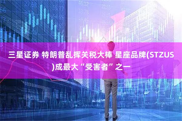 三星证券 特朗普乱挥关税大棒 星座品牌(STZUS)成最大“受害者”之一